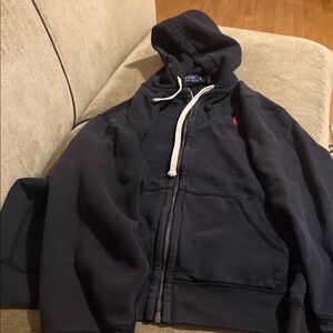 Black Polo Hoodie
